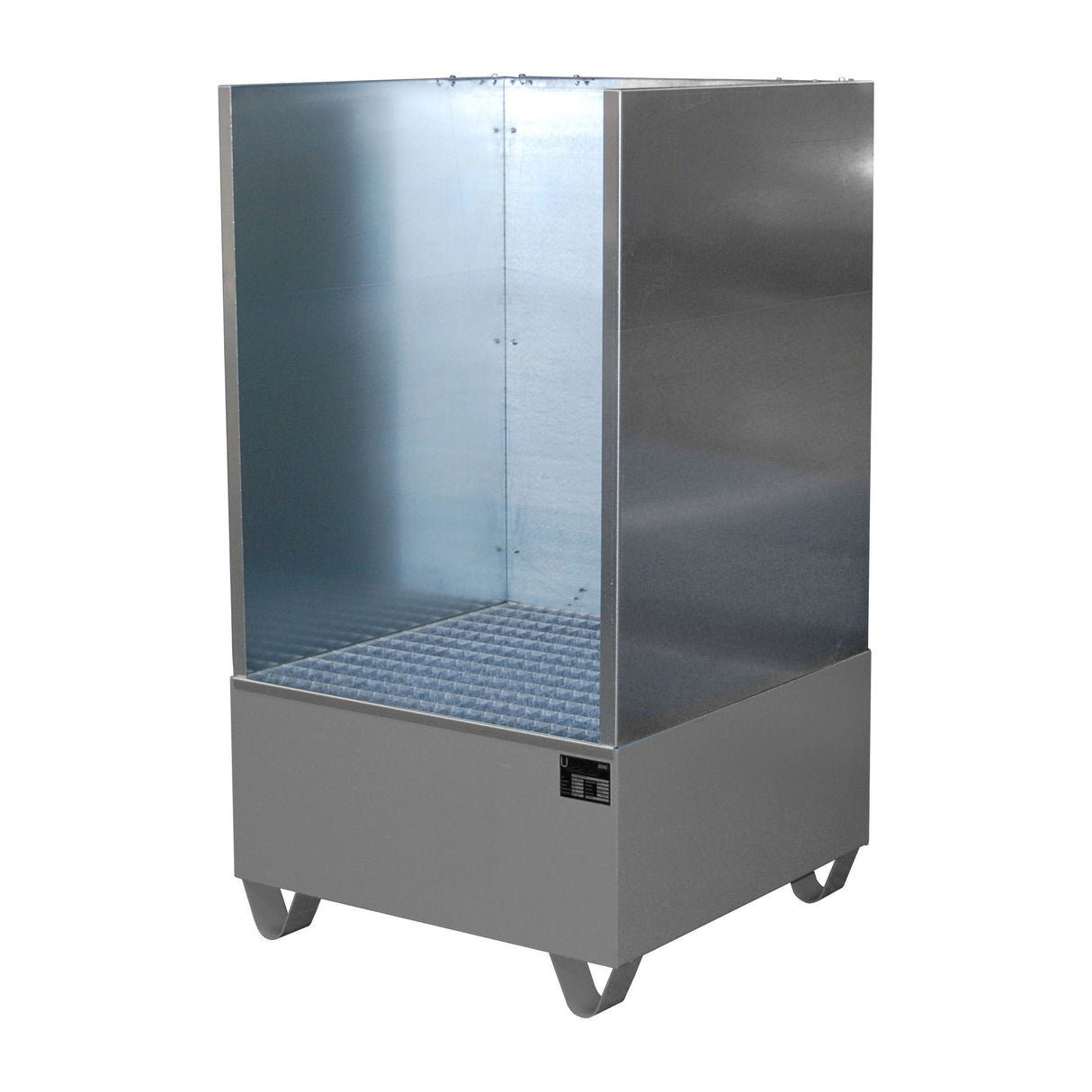 BAUER Südlohn Auffangwanne 2000 Typ 2002/SW / 2003/SW RAL 7005 Mausgrau - Art.-Nr. 4471-01-2000-5