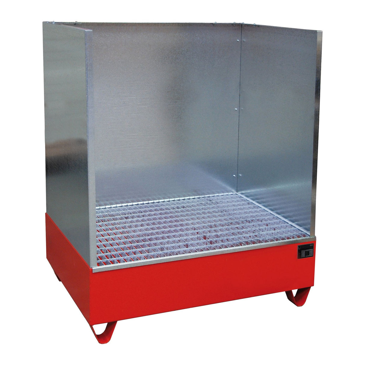 BAUER Südlohn Auffangwanne 2000 Typ 2018/SW / 2019/SW RAL 3000 Feuerrot - Art.-Nr. 4471-07-2000-2