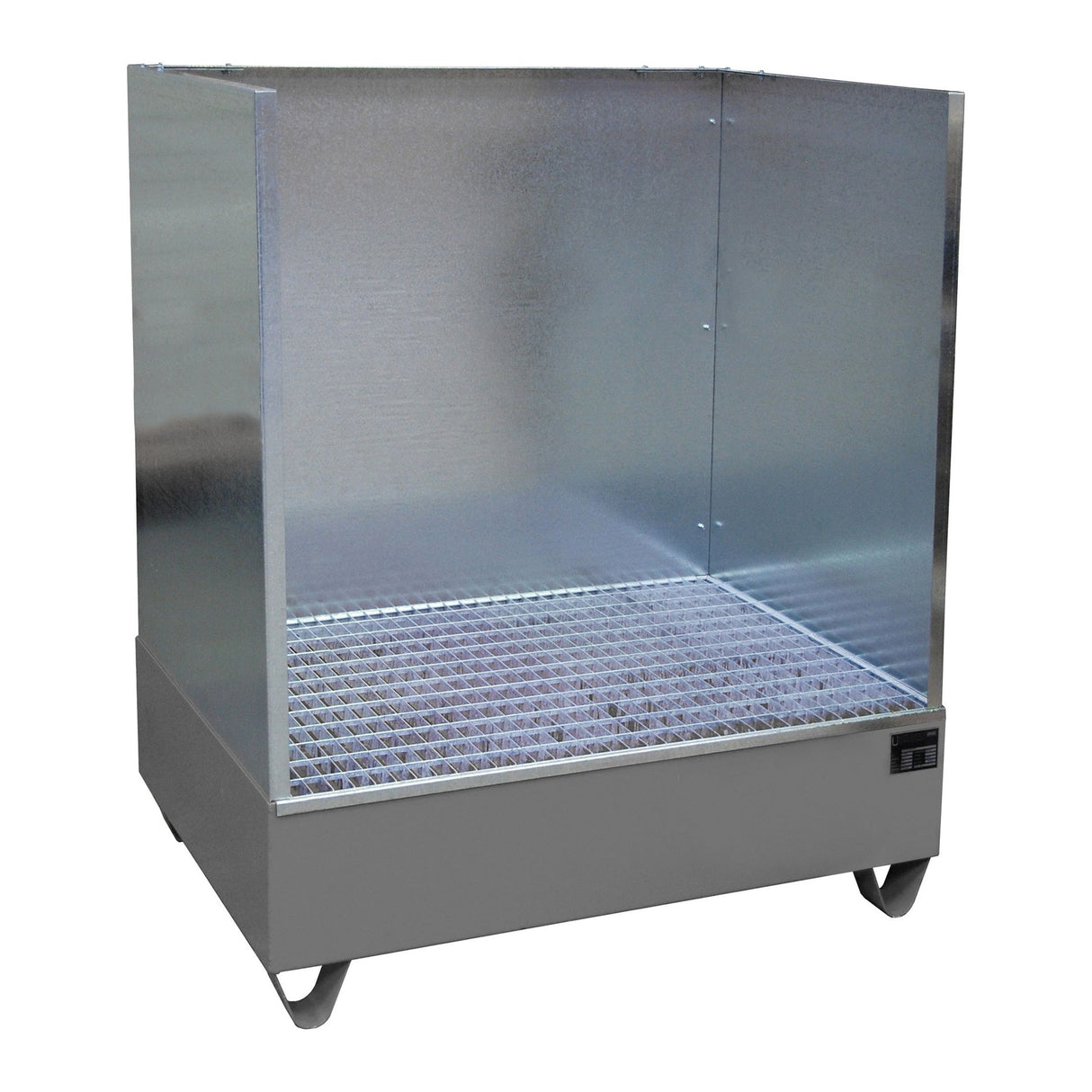 BAUER Südlohn Auffangwanne 2000 Typ 2018/SW / 2019/SW RAL 7005 Mausgrau - Art.-Nr. 4471-07-2000-5