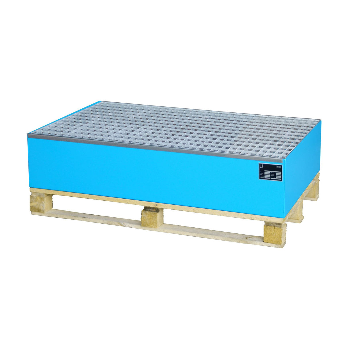 BAUER Südlohn Auffangwanne 2000 Typ 2010 / 2011 RAL 5012 Lichtblau - Art.-Nr. 4471-09-0000-3