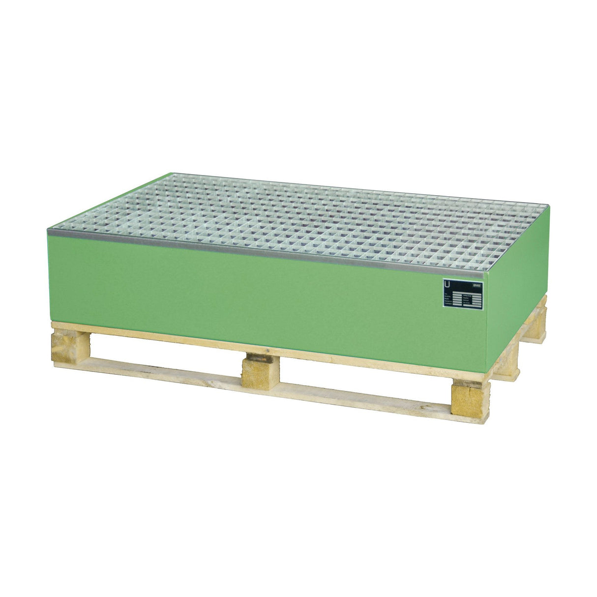 BAUER Südlohn Auffangwanne 2000 Typ 2010 / 2011 RAL 6011 Resedagrün - Art.-Nr. 4471-09-0000-4