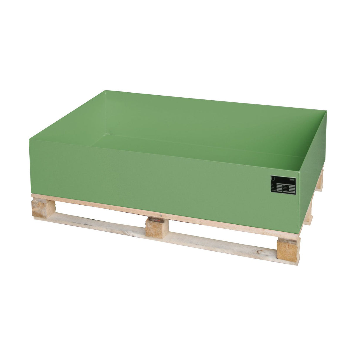 BAUER Südlohn Auffangwanne 2000 Typ 2008 / 2009 RAL 6011 Resedagrün - Art.-Nr. 4471-10-0000-4