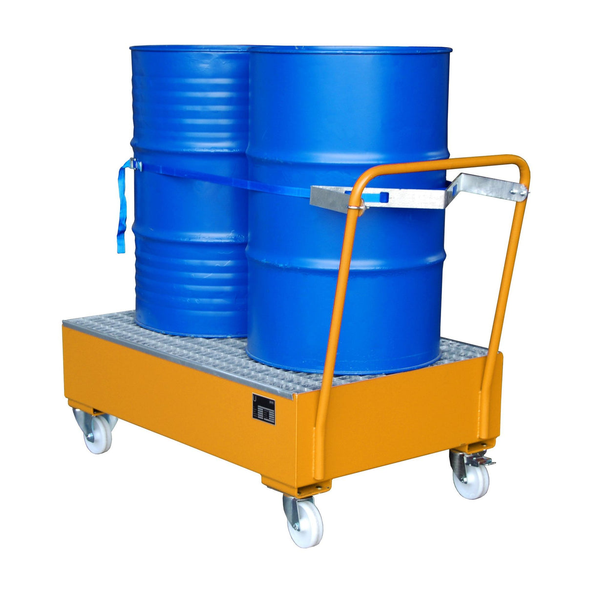 BAUER Südlohn Fahrbare Auffangwanne 2000 Typ 2020 / 2021 RAL 2000 Gelborange - Art.-Nr. 4471-11-0000-1