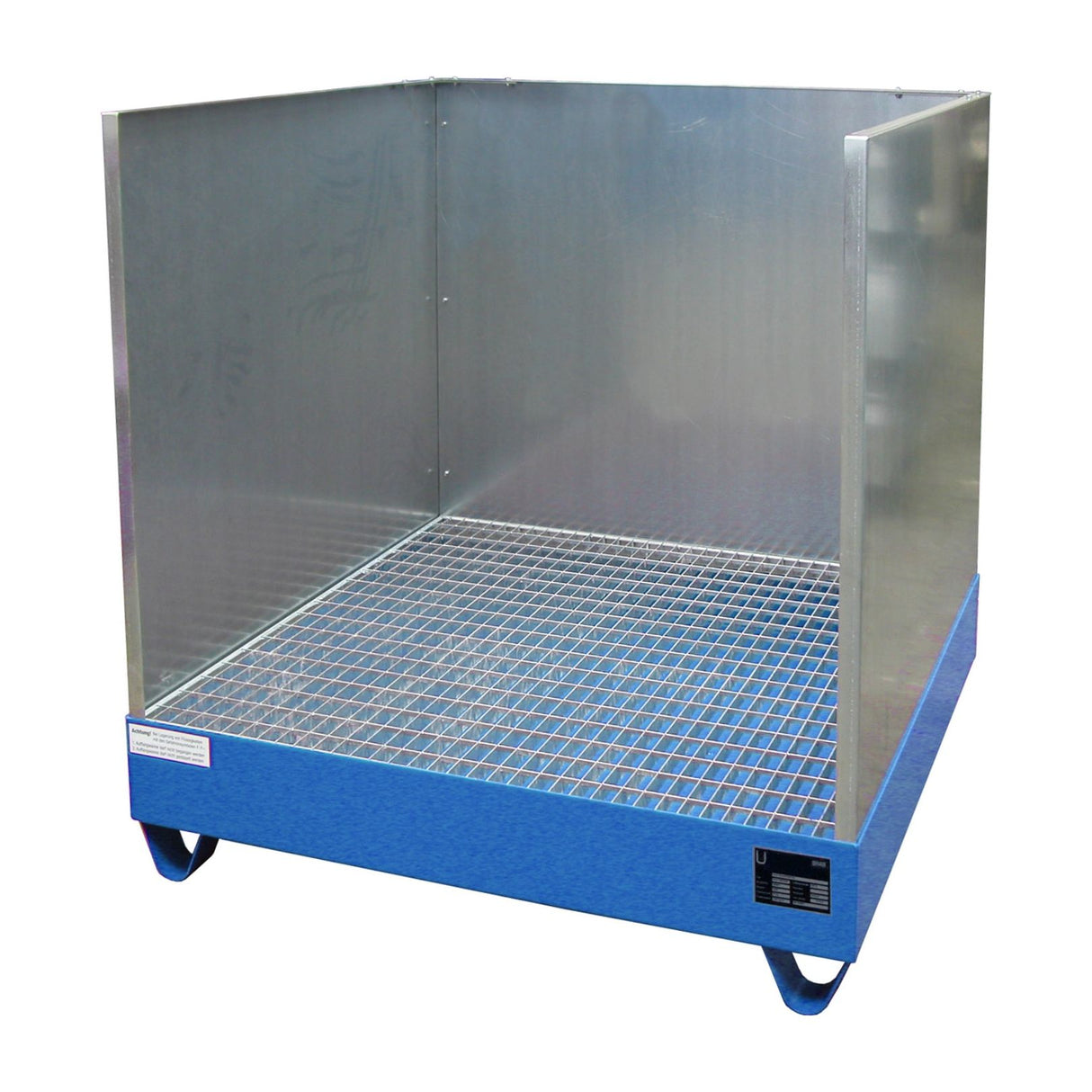 BAUER Südlohn Auffangwanne 2000 Typ 2032/SW / 2033/SW RAL 5012 Lichtblau - Art.-Nr. 4471-14-2000-3