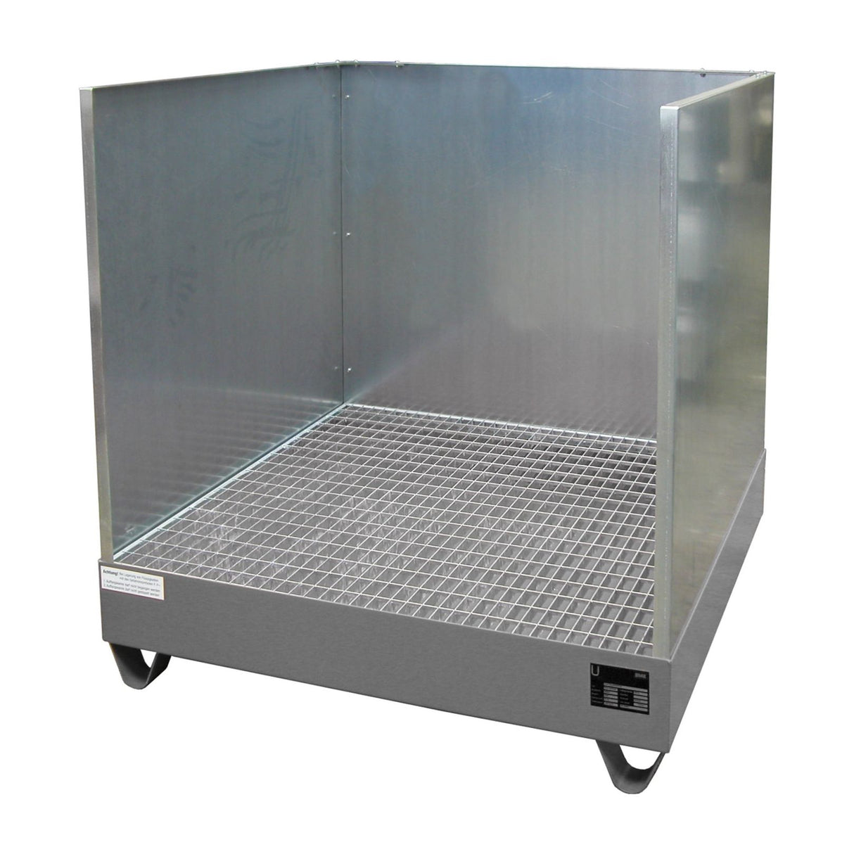 BAUER Südlohn Auffangwanne 2000 Typ 2032/SW / 2033/SW RAL 7005 Mausgrau - Art.-Nr. 4471-14-2000-5