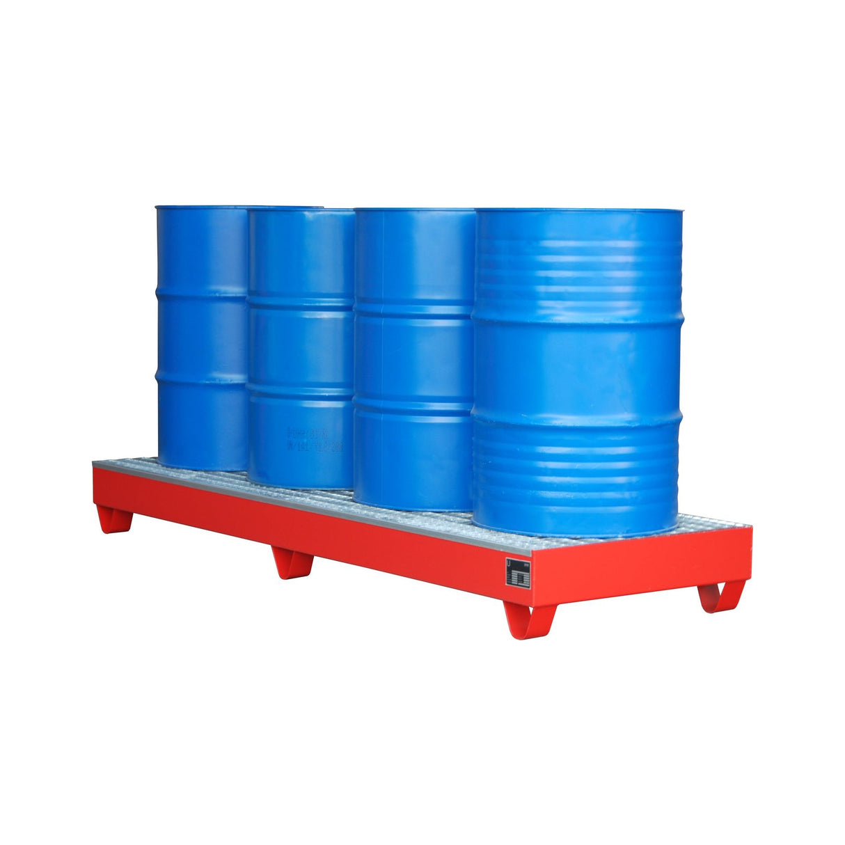 BAUER Südlohn Auffangwanne 2000 Typ 2042 / 2043 RAL 3000 Feuerrot - Art.-Nr. 4471-18-0000-2