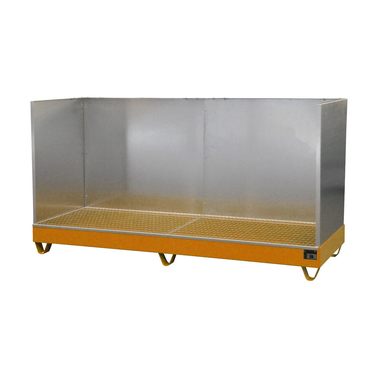 BAUER Südlohn Auffangwanne 2000 Typ 2042/SW / 2043/SW RAL 2000 Gelborange - Art.-Nr. 4471-18-2000-1