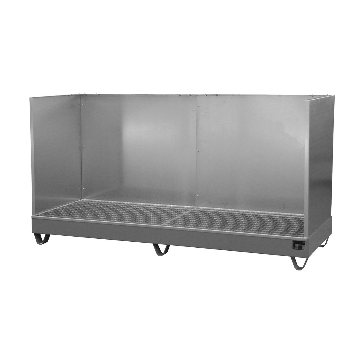 BAUER Südlohn Auffangwanne 2000 Typ 2042/SW / 2043/SW RAL 7005 Mausgrau - Art.-Nr. 4471-18-2000-5