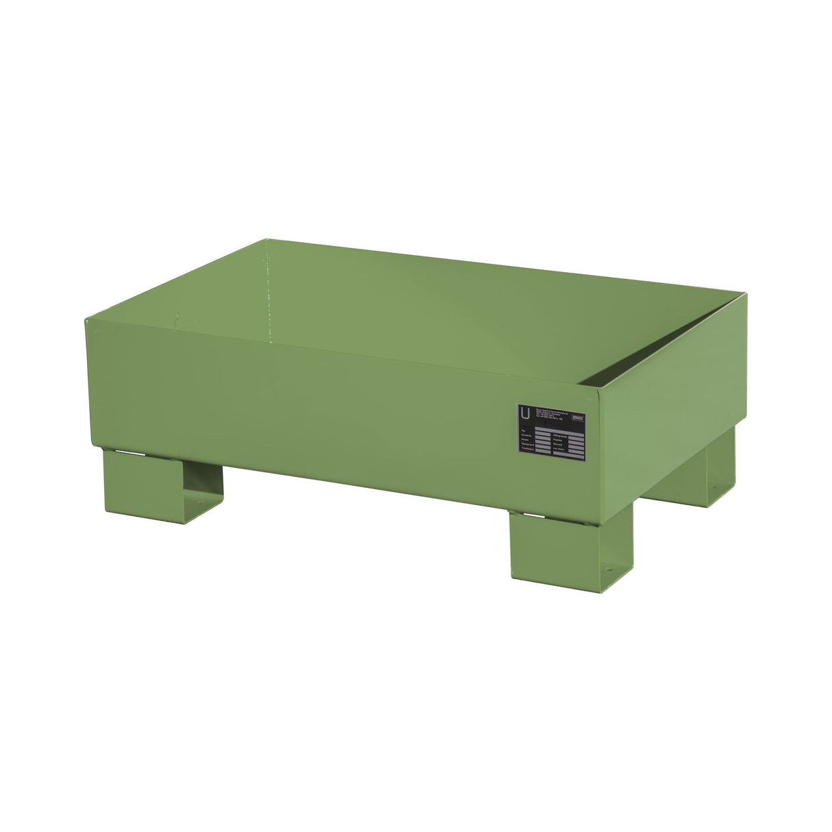 BAUER Südlohn Auffangwanne Typ AW 60-1 RAL 6011 Resedagrün - Art.-Nr. 4471-52-0000-4