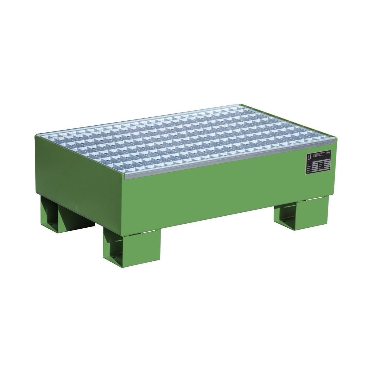 BAUER Südlohn Auffangwanne Typ AW 60-1/M RAL 6011 Resedagrün - Art.-Nr. 4471-56-0000-4