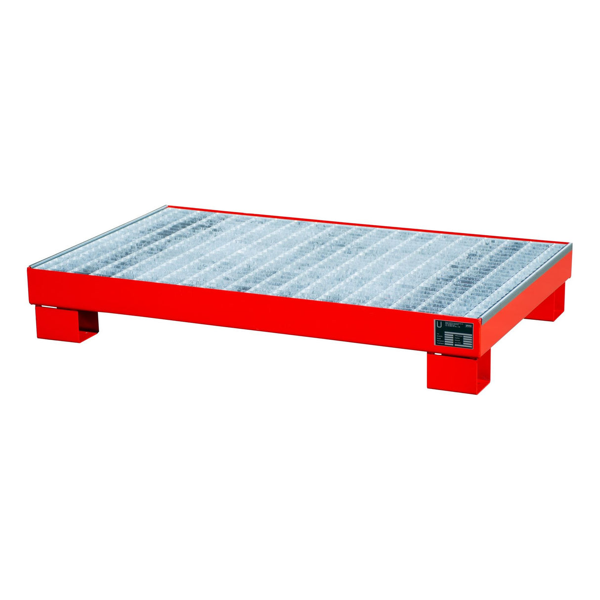 BAUER Südlohn Auffangwanne Typ AW 60-3/M RAL 3000 Feuerrot - Art.-Nr. 4471-58-0000-2