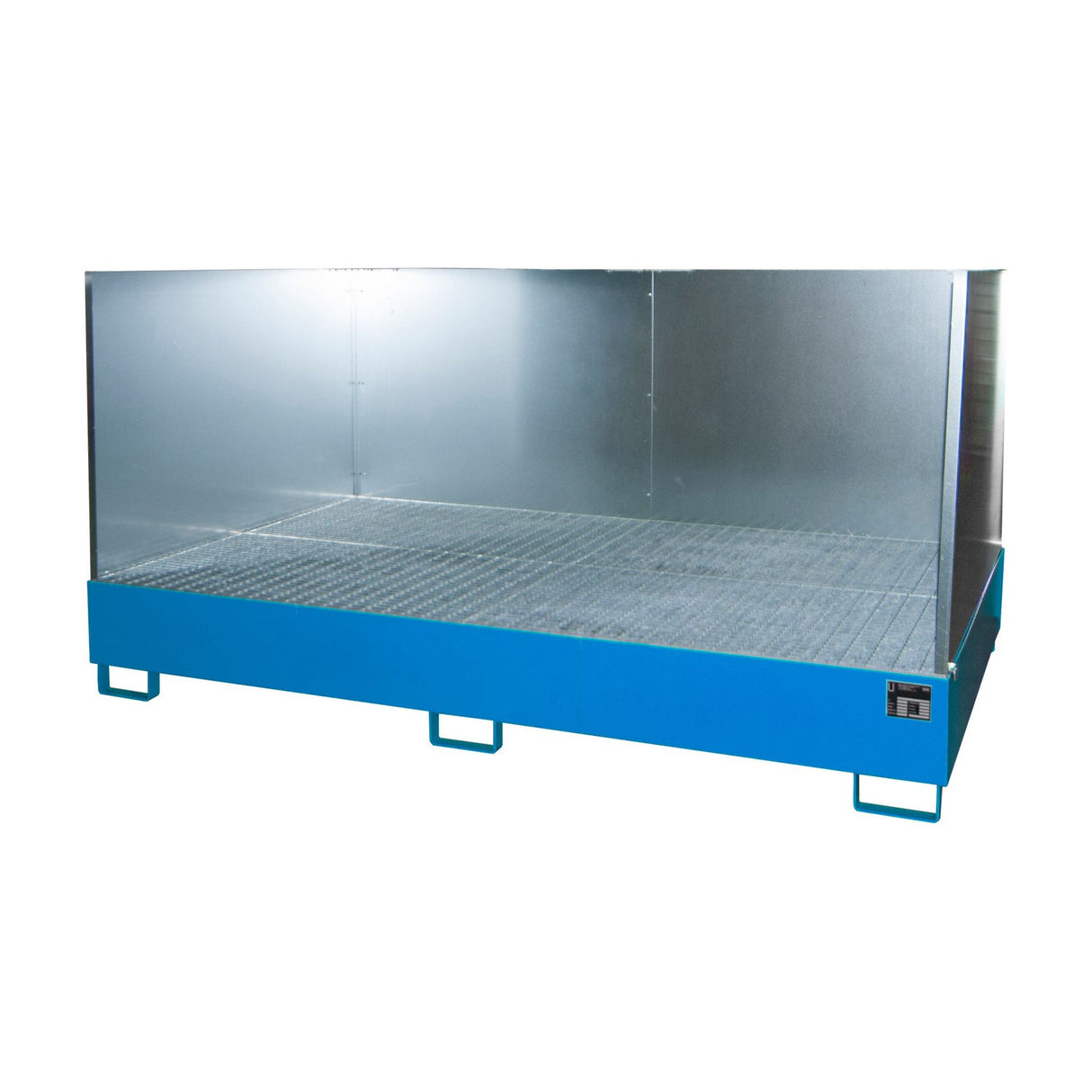 BAUER Südlohn Auffangwanne Typ AW 1000-10F/SW RAL 5012 Lichtblau - Art.-Nr. 4471-70-2000-3