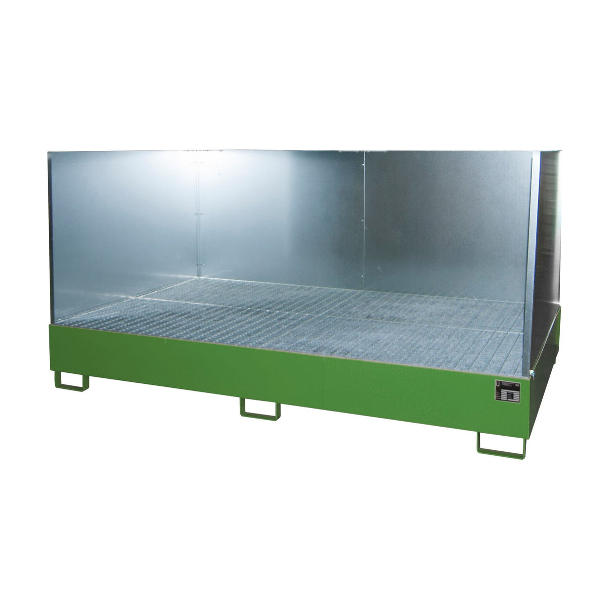 BAUER Südlohn Auffangwanne Typ AW 1000-10F/SW RAL 6011 Resedagrün - Art.-Nr. 4471-70-2000-4