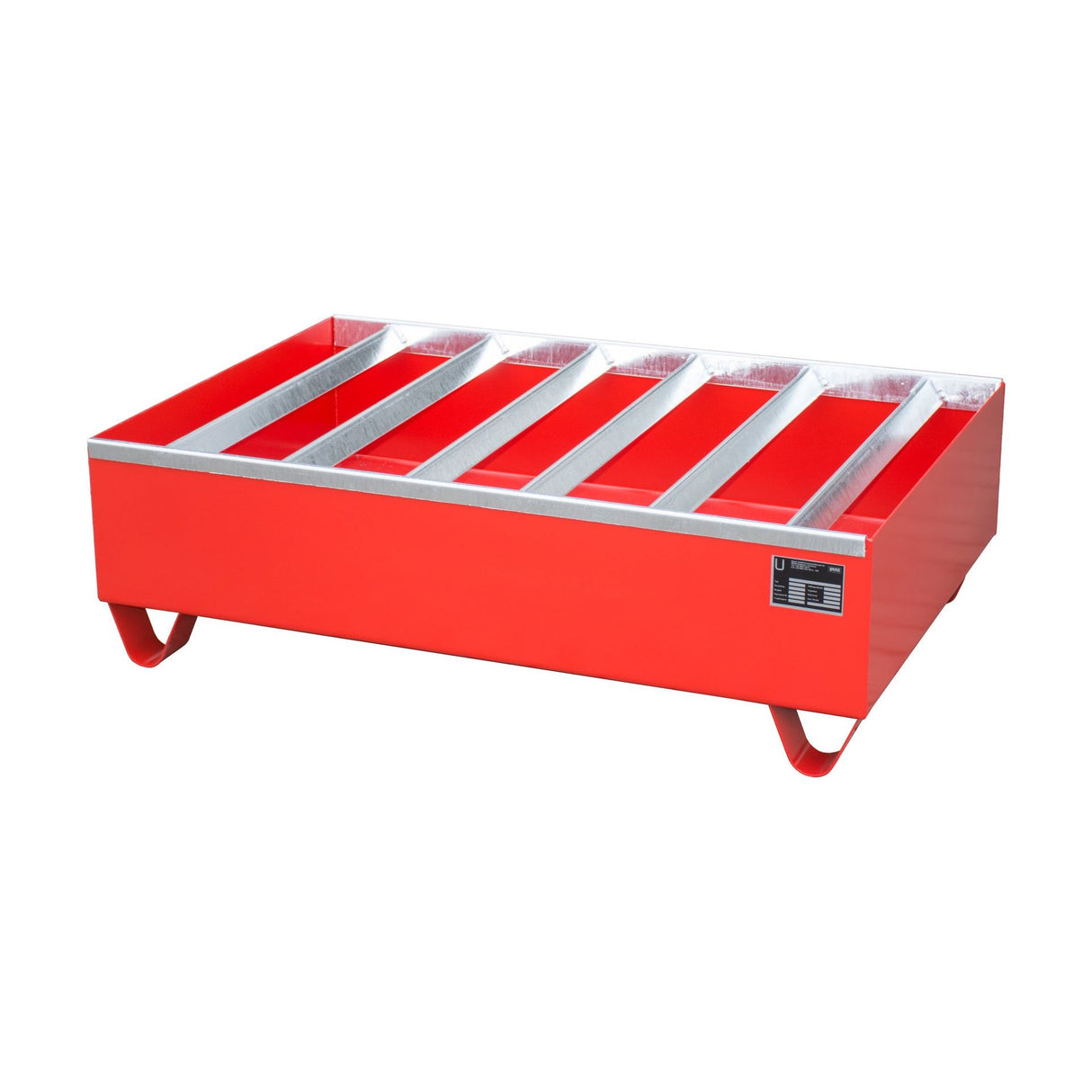 BAUER Südlohn Profilwanne Typ PW 200-2 RAL 3000 Feuerrot - Art.-Nr. 4471-82-0000-2