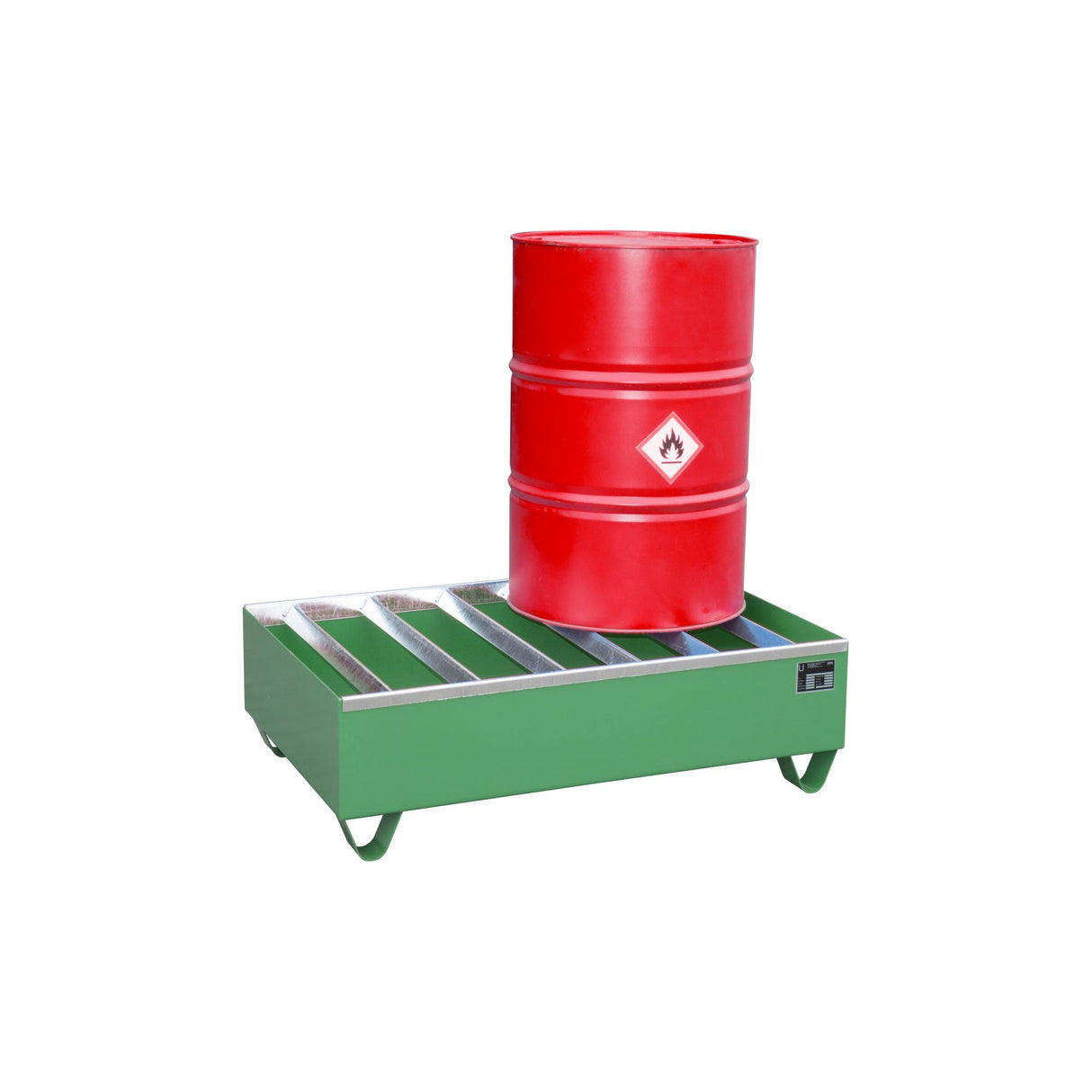 BAUER Südlohn Profilwanne Typ PW 200-2 RAL 6011 Resedagrün - Art.-Nr. 4471-82-0000-4