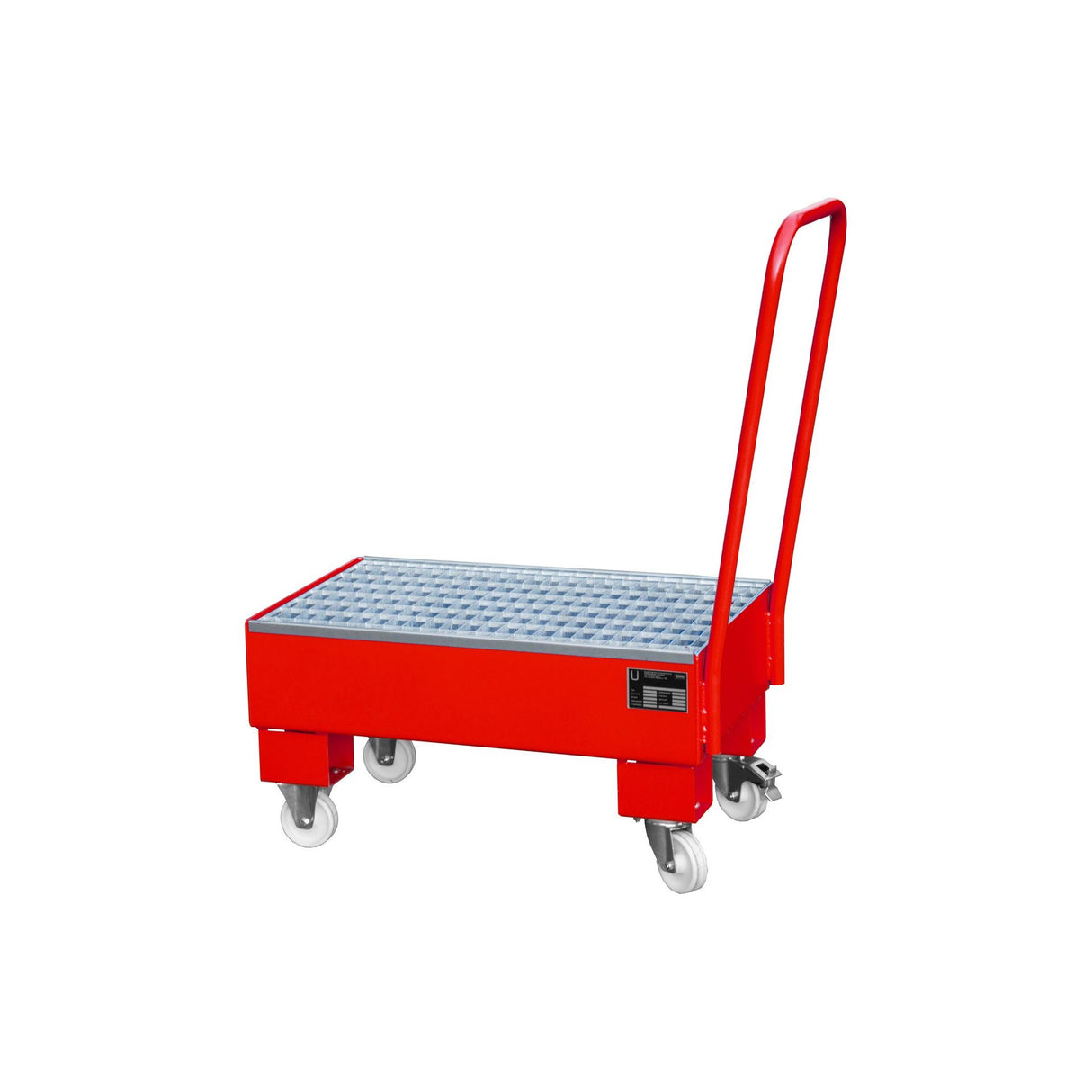 BAUER Südlohn Fahrbare Auffangwanne Auffangwanne Typ AW 60-1 SR RAL 3000 Feuerrot - Art.-Nr. 4471-92-0000-2