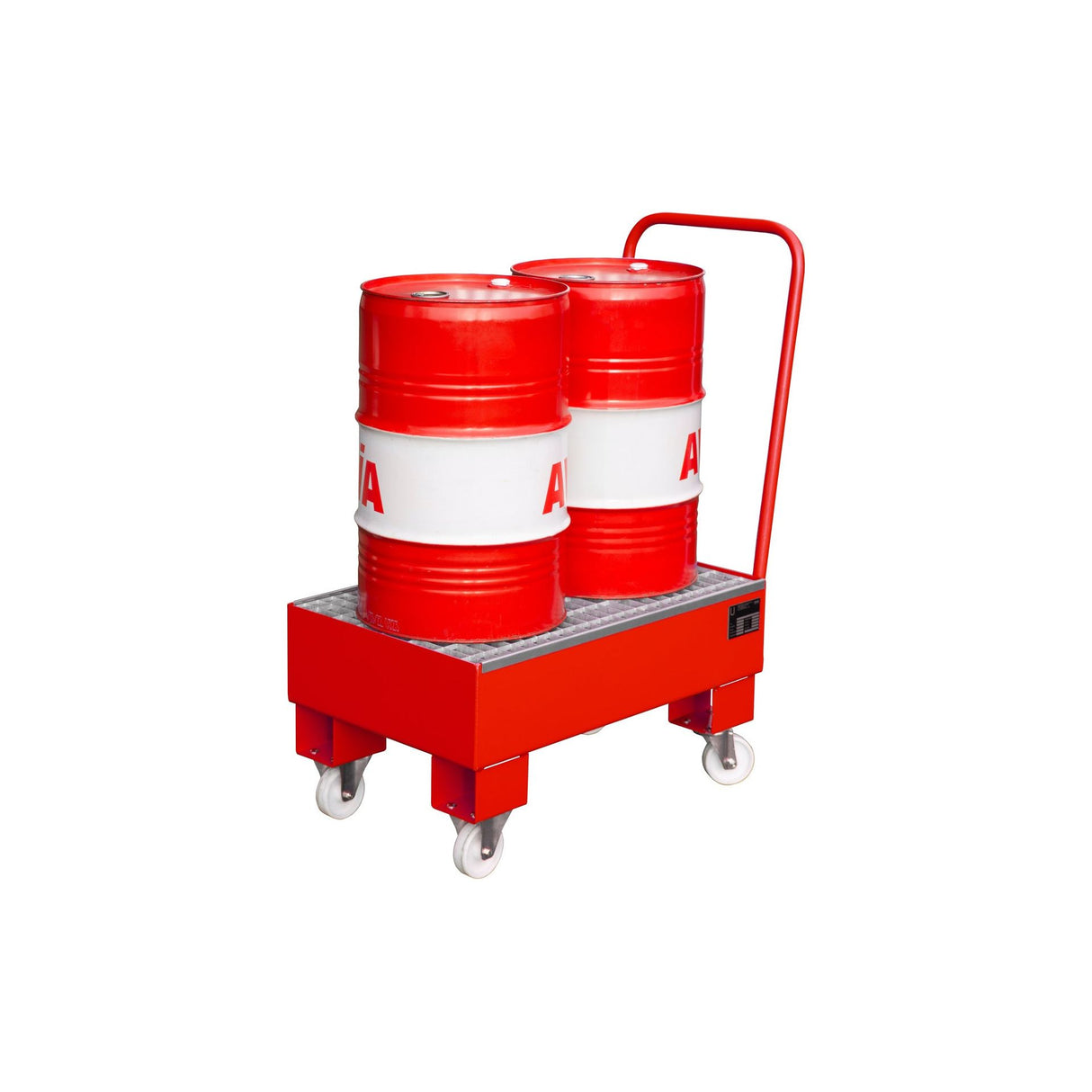 BAUER Südlohn Fahrbare Auffangwanne Auffangwanne Typ AW 60-1 SR RAL 3000 Feuerrot - Art.-Nr. 4471-92-0000-2