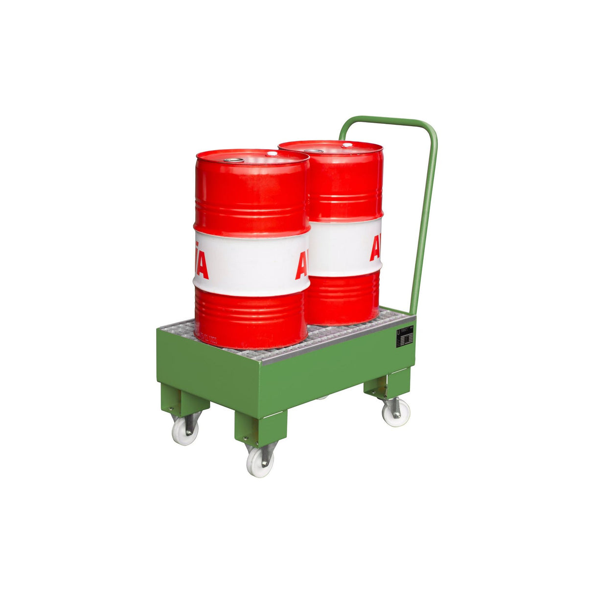 BAUER Südlohn Fahrbare Auffangwanne Auffangwanne Typ AW 60-1 SR RAL 6011 Resedagrün - Art.-Nr. 4471-92-0000-4