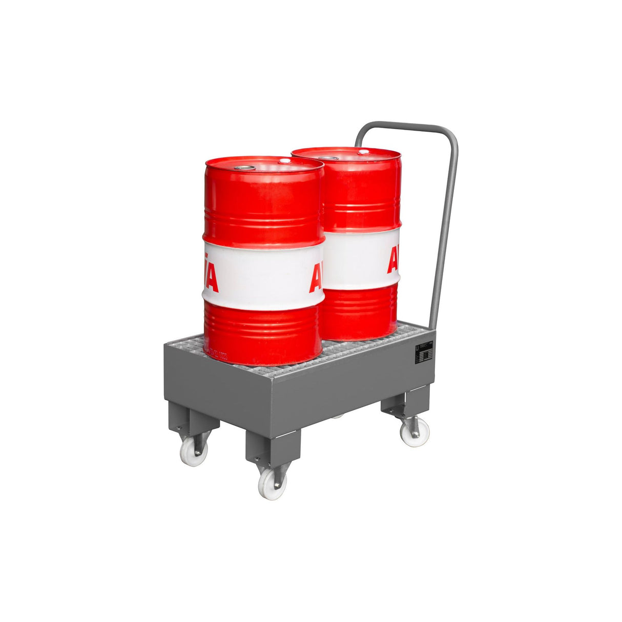 BAUER Südlohn Fahrbare Auffangwanne Auffangwanne Typ AW 60-1 SR RAL 7005 Mausgrau - Art.-Nr. 4471-92-0000-5