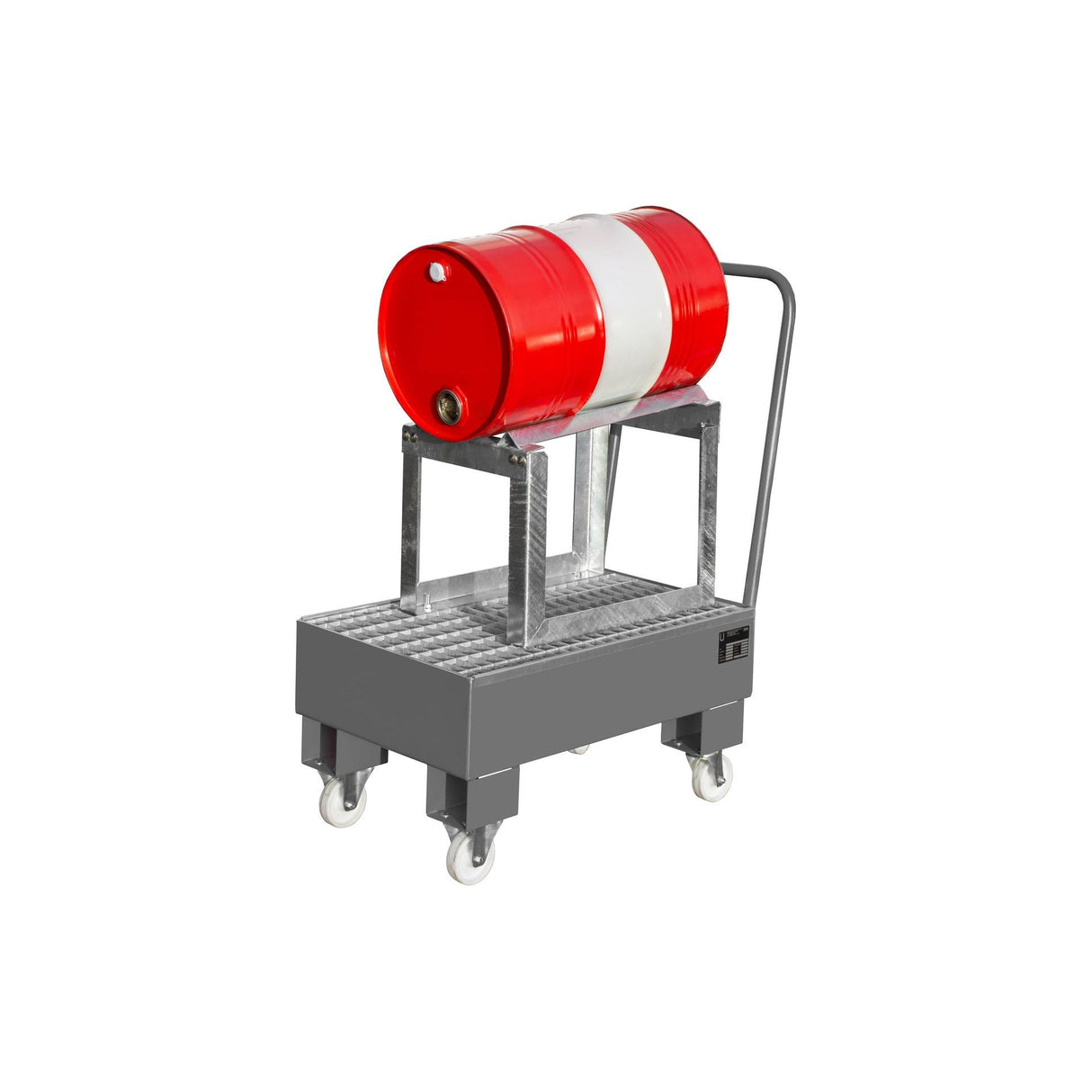 BAUER Südlohn Fahrbare Auffangwanne Auffangwanne Typ AW 60-1 SRF RAL 7005 Mausgrau - Art.-Nr. 4471-94-0000-5