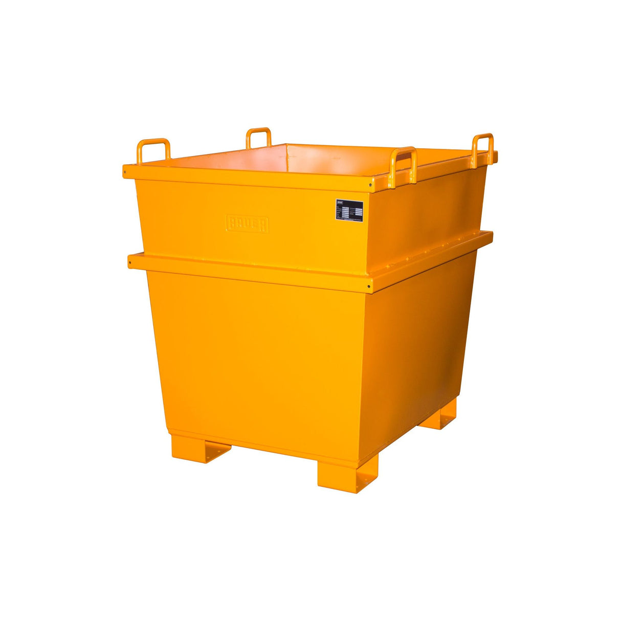 BAUER Südlohn Universalcontainer Typ UC 1000 RAL 2000 Gelborange - Art.-Nr. 4472-07-0000-1