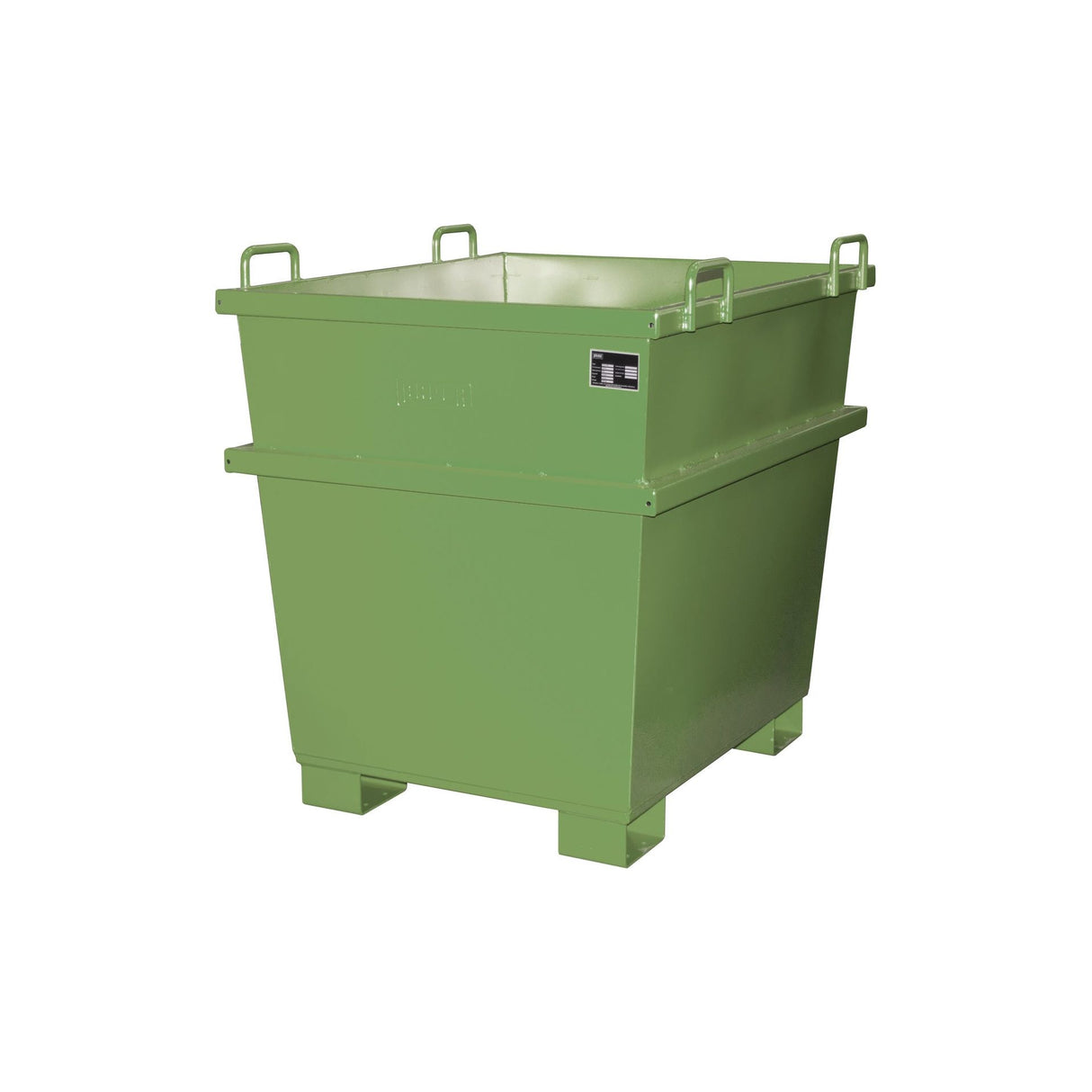 BAUER Südlohn Universalcontainer Typ UC 1000 RAL 6011 Resedagrün - Art.-Nr. 4472-07-0000-4