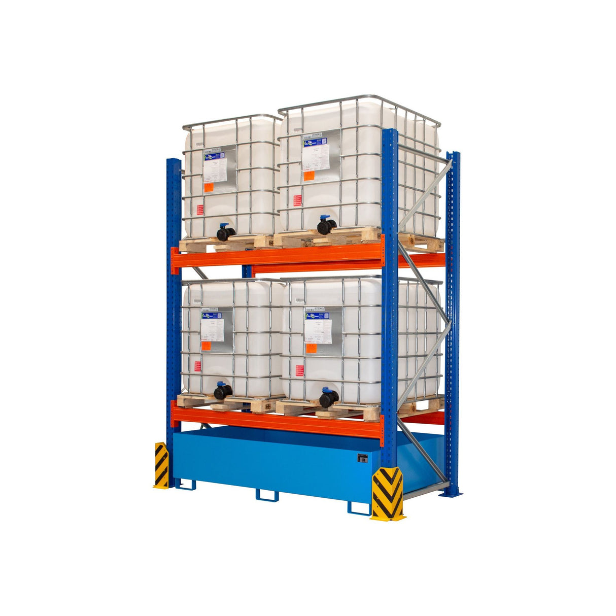 BAUER Südlohn Umweltregal Typ UR-G 2200 RAL 5012 Lichtblau - Art.-Nr. 4473-40-0000-3