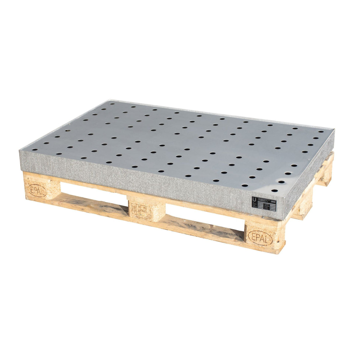 BAUER Südlohn Kleingebindewanne für Paletten Typ KGW-P 3/M V4A - Art.-Nr. 4473-76-1000-11