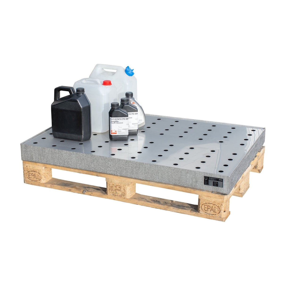 BAUER Südlohn Kleingebindewanne für Paletten Typ KGW-P 3/M V4A - Art.-Nr. 4473-76-1000-11