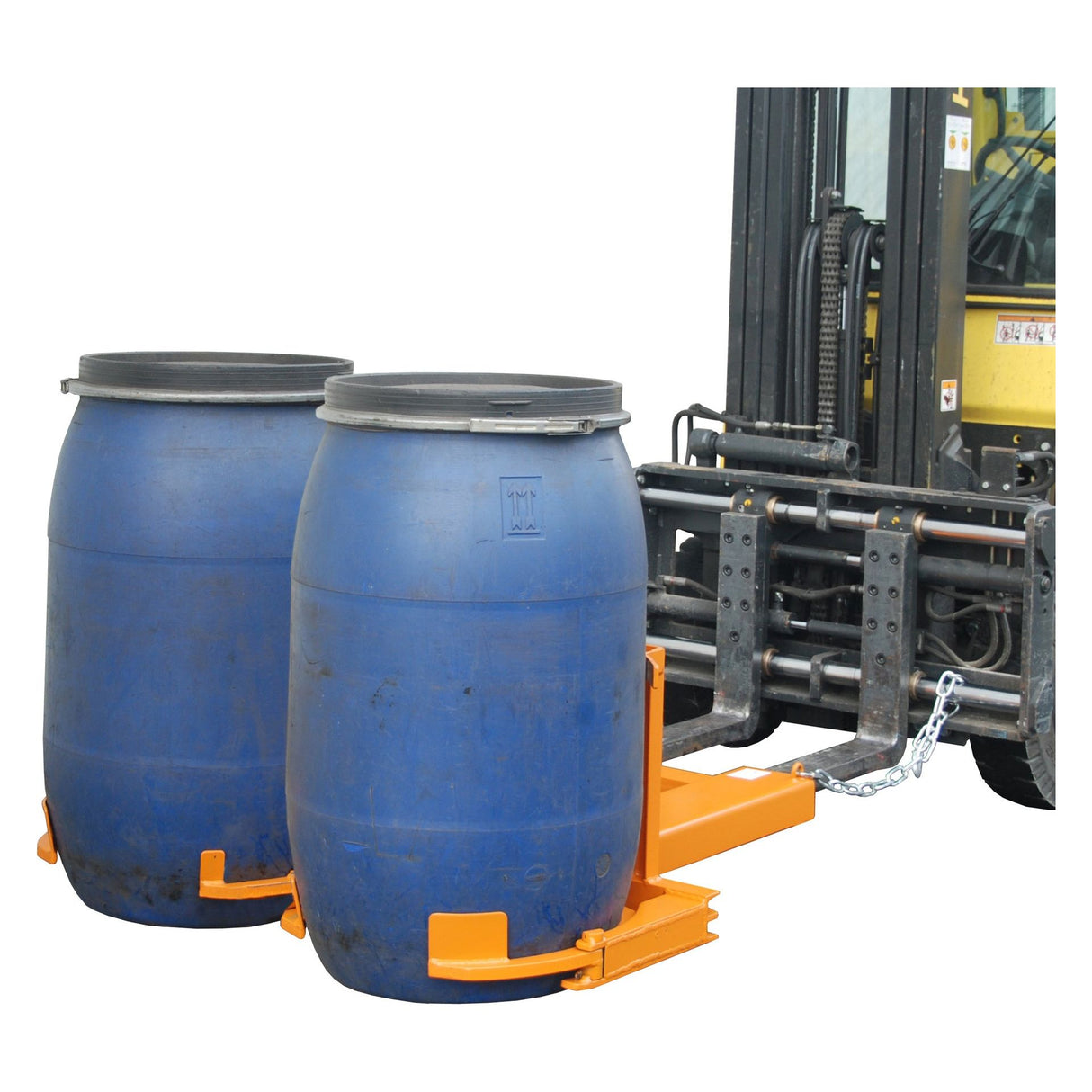 BAUER Südlohn Fassheber Typ FH-II 220 RAL 2000 Gelborange - Art.-Nr. 4474-02-0000-1