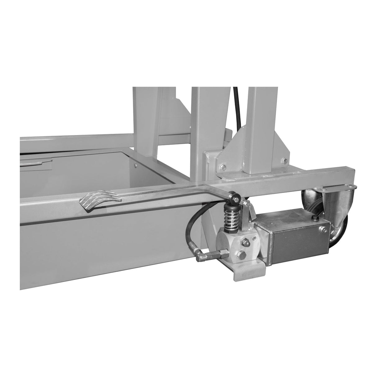 BAUER Südlohn Mülltonnen-Kippstation Typ MKS-F RAL 7005 Mausgrau - Art.-Nr. 4476-07-0000-5