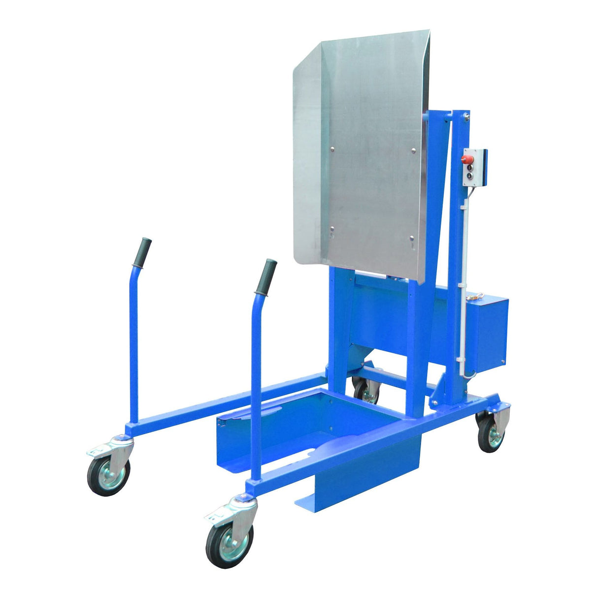 BAUER Südlohn Mülltonnen-Kippstation Typ MKS-12V RAL 5012 Lichtblau - Art.-Nr. 4476-09-0000-3