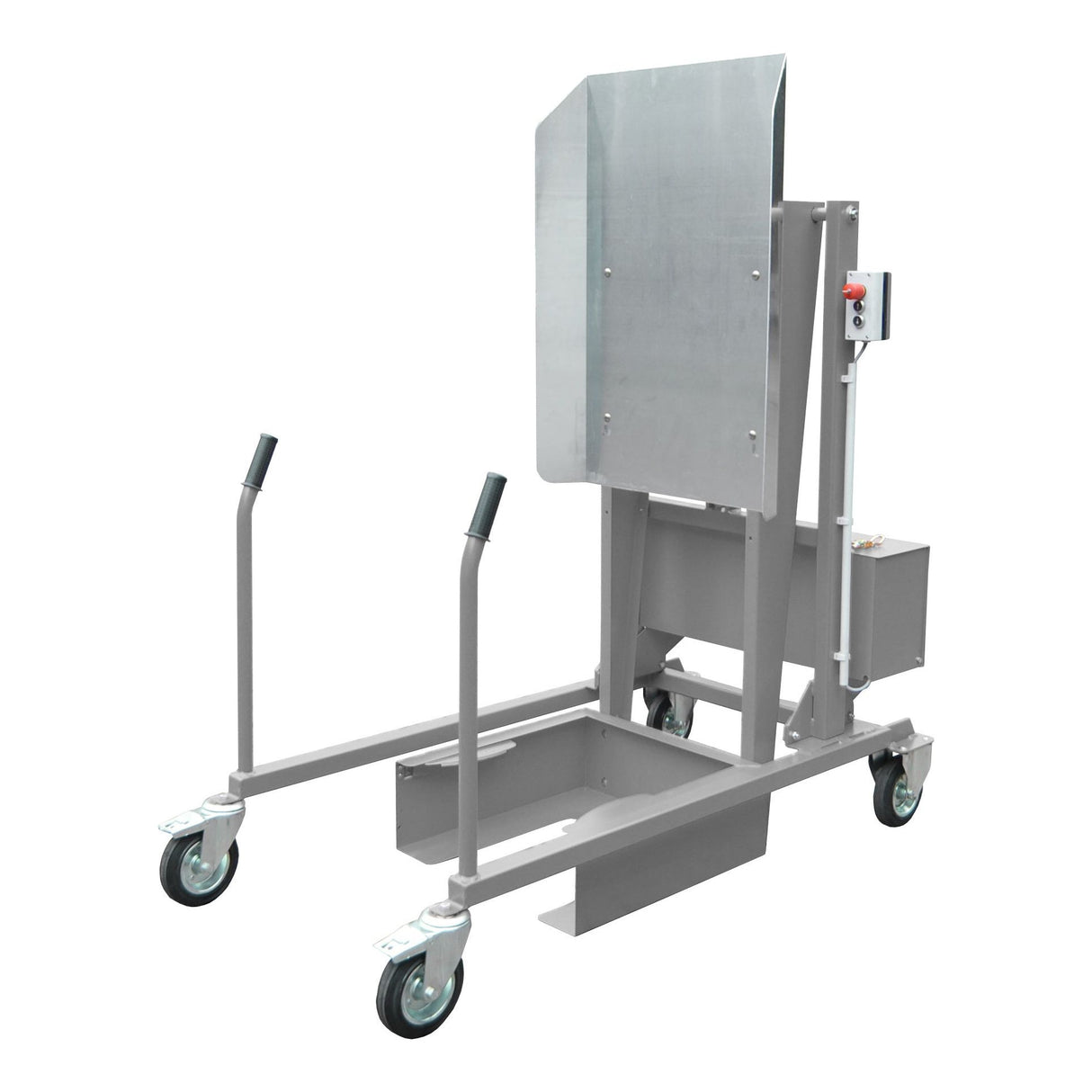 BAUER Südlohn Mülltonnen-Kippstation Typ MKS-12V RAL 7005 Mausgrau - Art.-Nr. 4476-09-0000-5