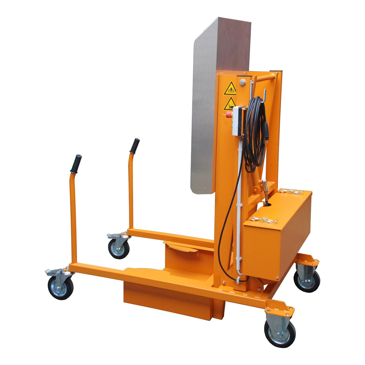 BAUER Südlohn Mülltonnen-Kippstation Typ MKS-230V RAL 2000 Gelborange - Art.-Nr. 4476-10-0000-1