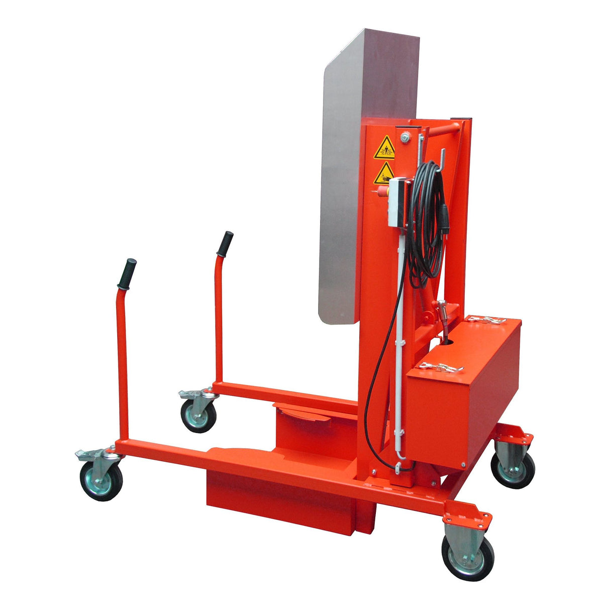 BAUER Südlohn Mülltonnen-Kippstation Typ MKS-230V RAL 3000 Feuerrot - Art.-Nr. 4476-10-0000-2