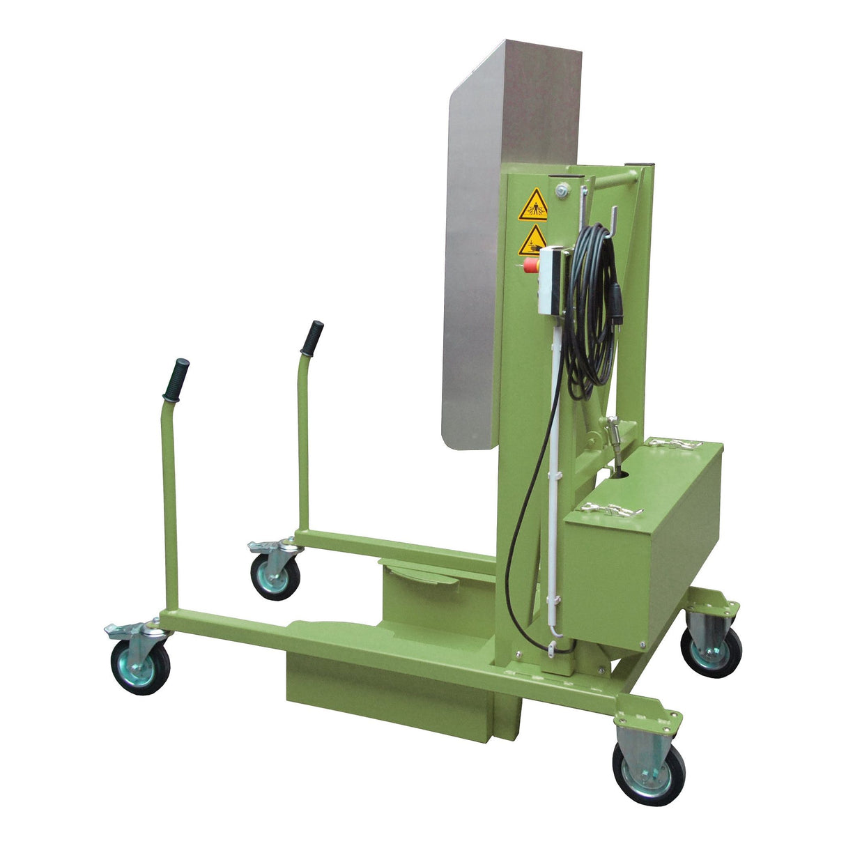 BAUER Südlohn Mülltonnen-Kippstation Typ MKS-230V RAL 6011 Resedagrün - Art.-Nr. 4476-10-0000-4