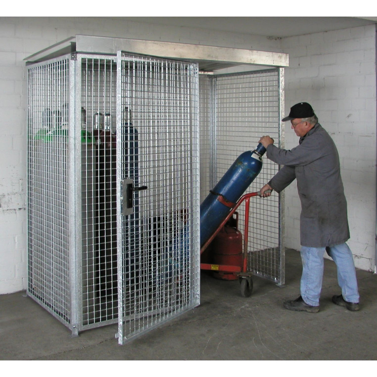 BAUER Südlohn Gasflaschen-Container Typ GFC-M1/D - Art.-Nr. 4477-09-0000-7
