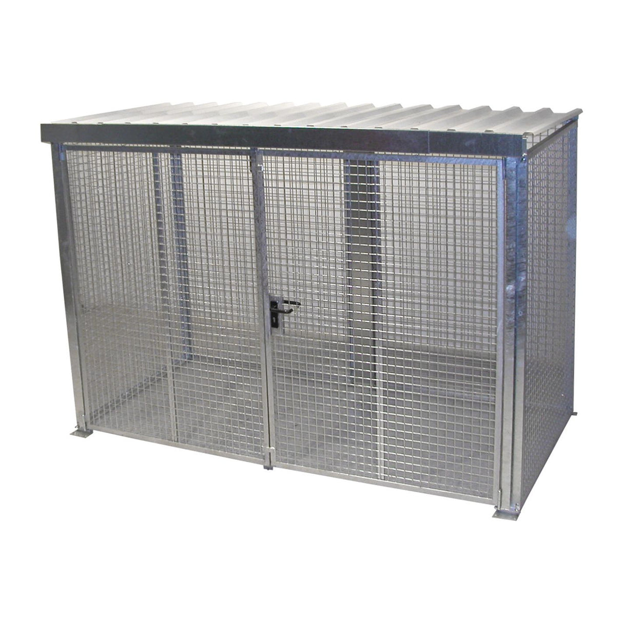 BAUER Südlohn Gasflaschen-Container Typ GFC-M4/D-DF - Art.-Nr. 4477-23-0000-7