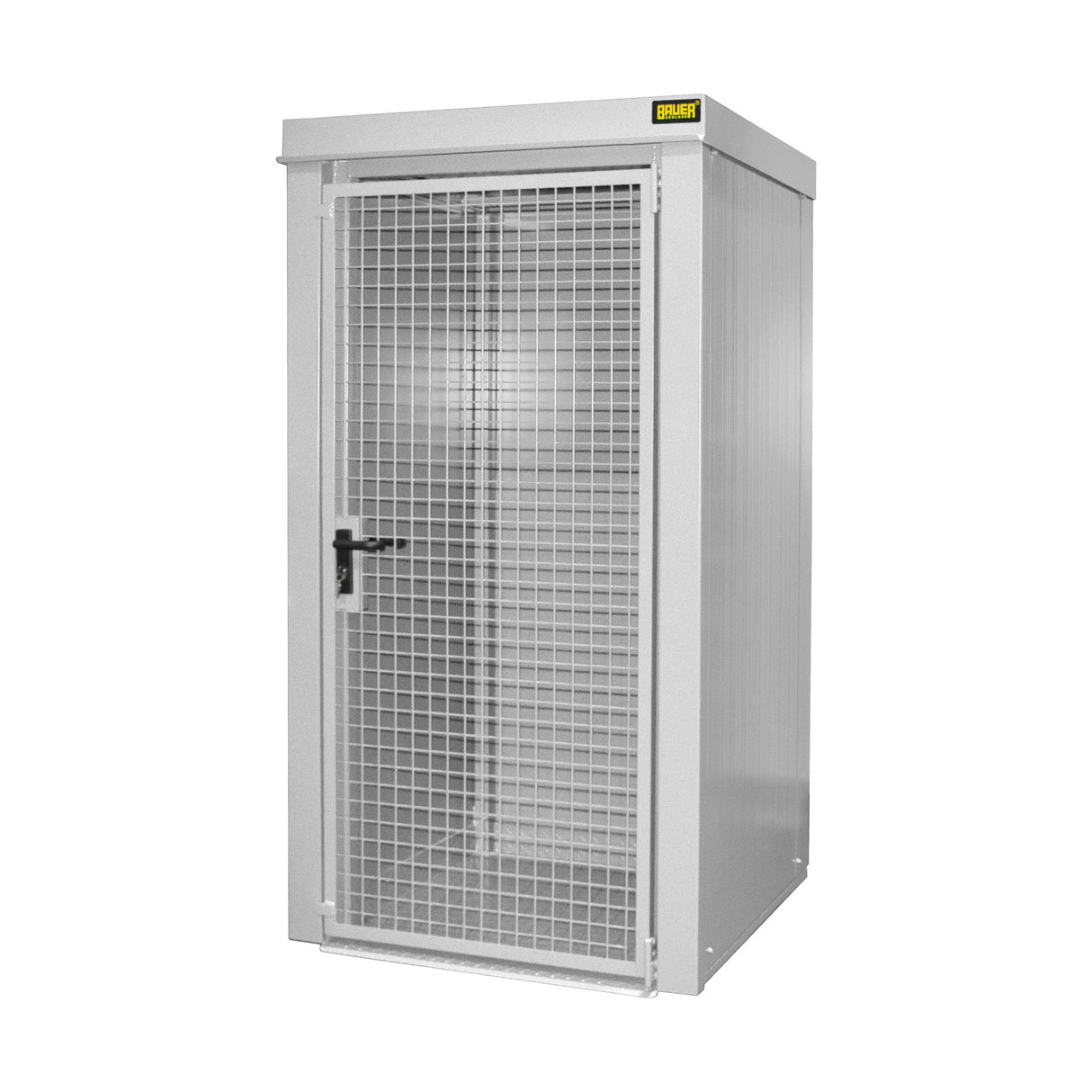 BAUER Südlohn Gasflaschen-Container Typ GFC-B M0 RAL 9002 Grauweiß - Art.-Nr. 4477-30-0000-18