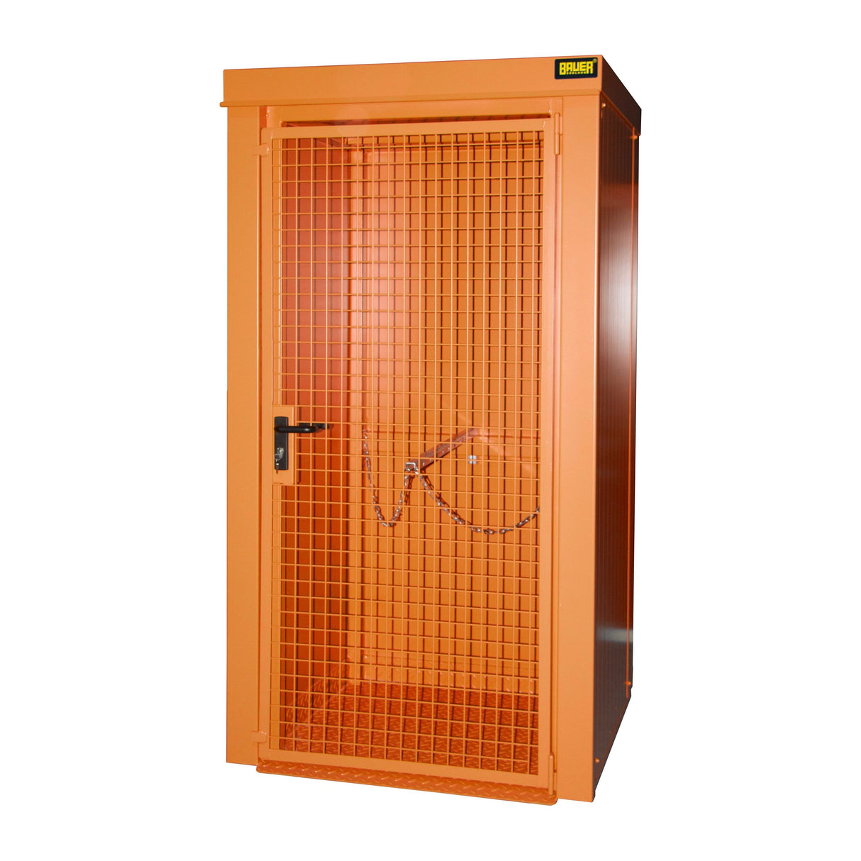 BAUER Südlohn Gasflaschen-Container Typ GFC-B M0 RAL 2000 Gelborange - Art.-Nr. 4477-30-0000-1