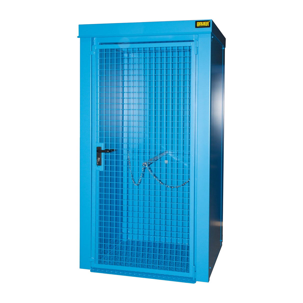 BAUER Südlohn Gasflaschen-Container Typ GFC-B M0 RAL 5012 Lichtblau - Art.-Nr. 4477-30-0000-3