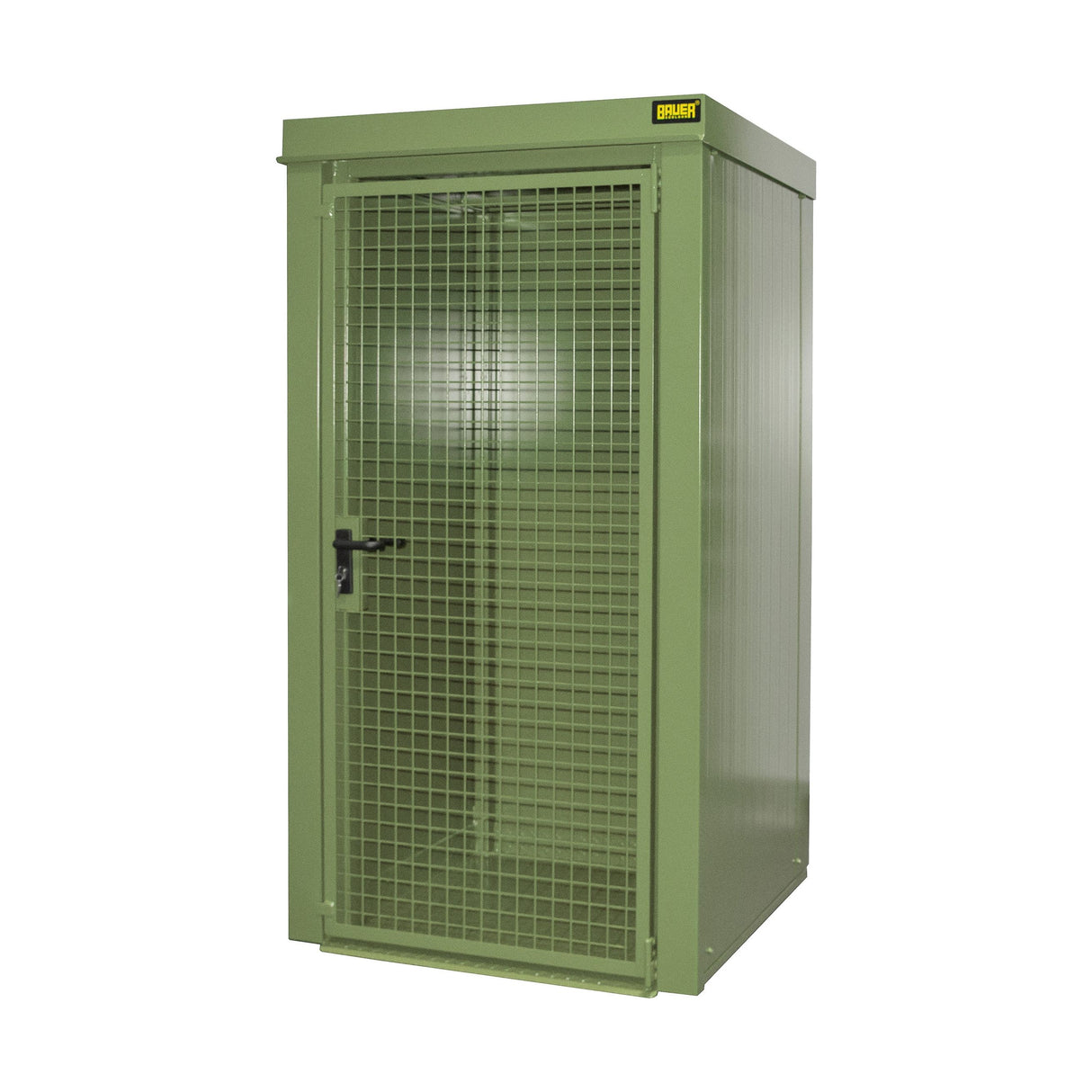 BAUER Südlohn Gasflaschen-Container Typ GFC-B M0 RAL 6011 Resedagrün - Art.-Nr. 4477-30-0000-4