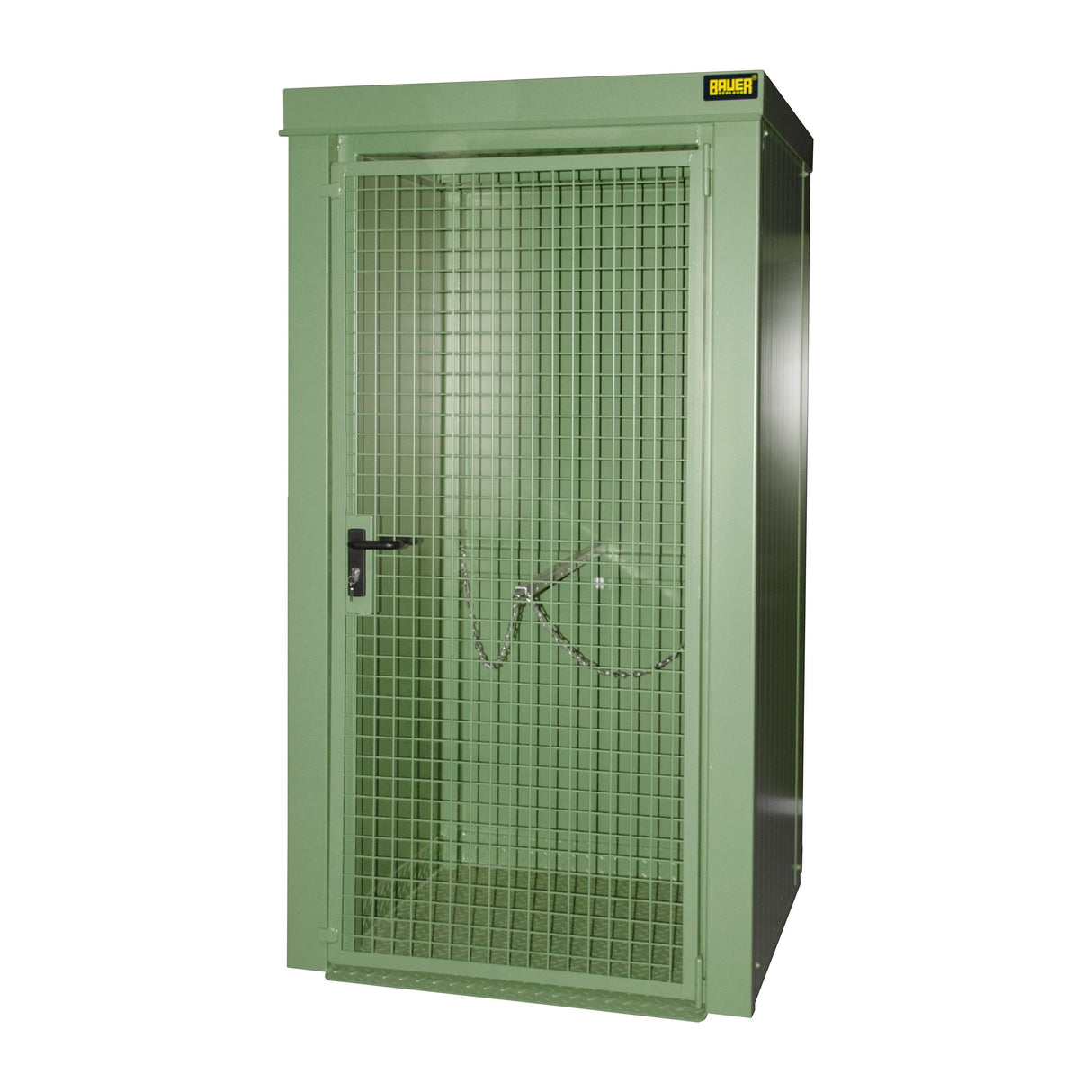 BAUER Südlohn Gasflaschen-Container Typ GFC-B M0 RAL 6011 Resedagrün - Art.-Nr. 4477-30-0000-4