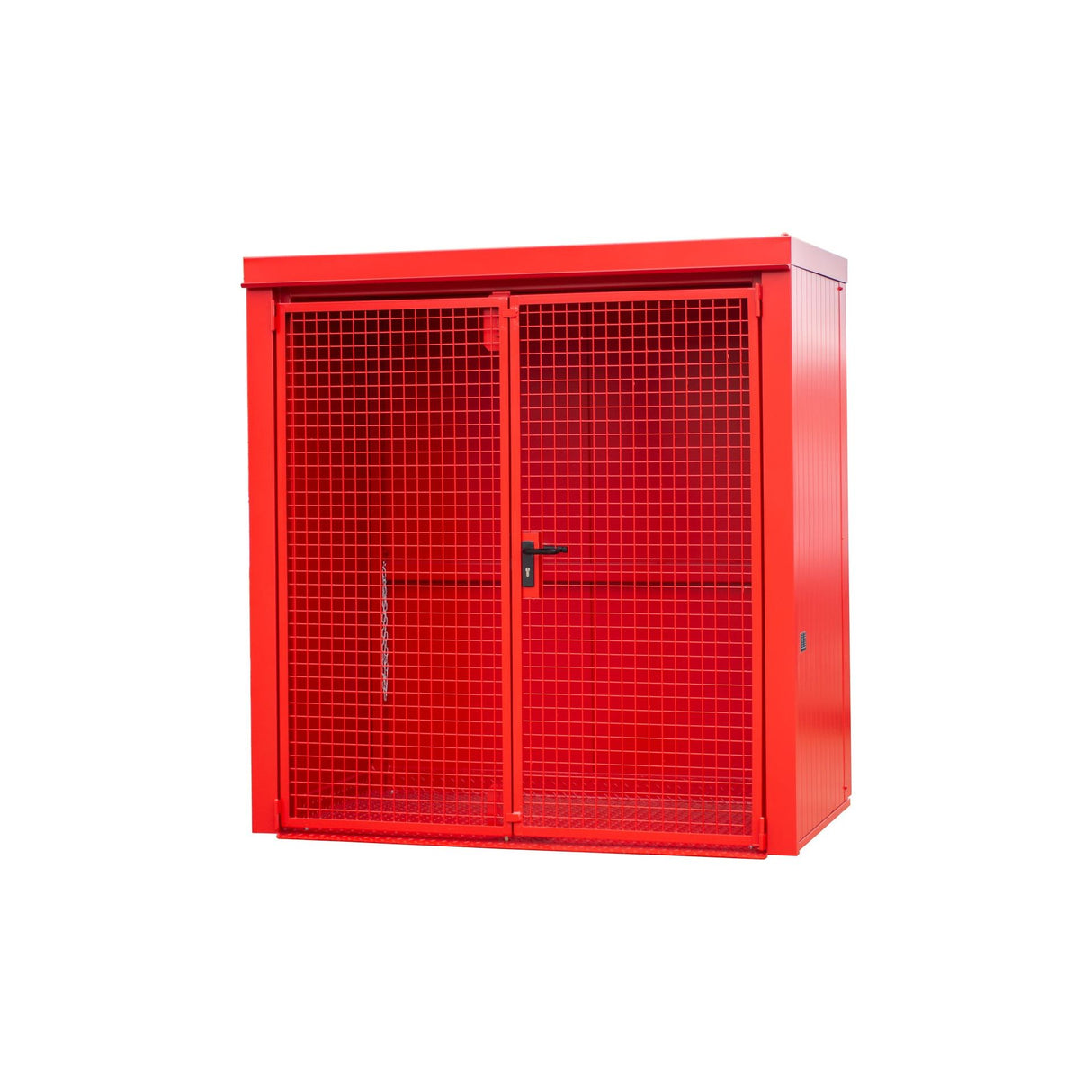 BAUER Südlohn Gasflaschen-Container Typ GFC-B M1 RAL 3000 Feuerrot - Art.-Nr. 4477-31-0000-2