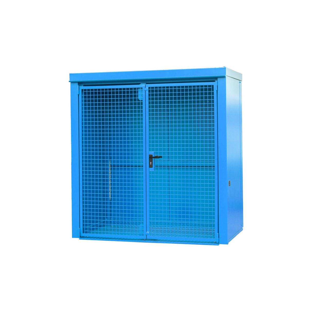 BAUER Südlohn Gasflaschen-Container Typ GFC-B M1 RAL 5012 Lichtblau - Art.-Nr. 4477-31-0000-3