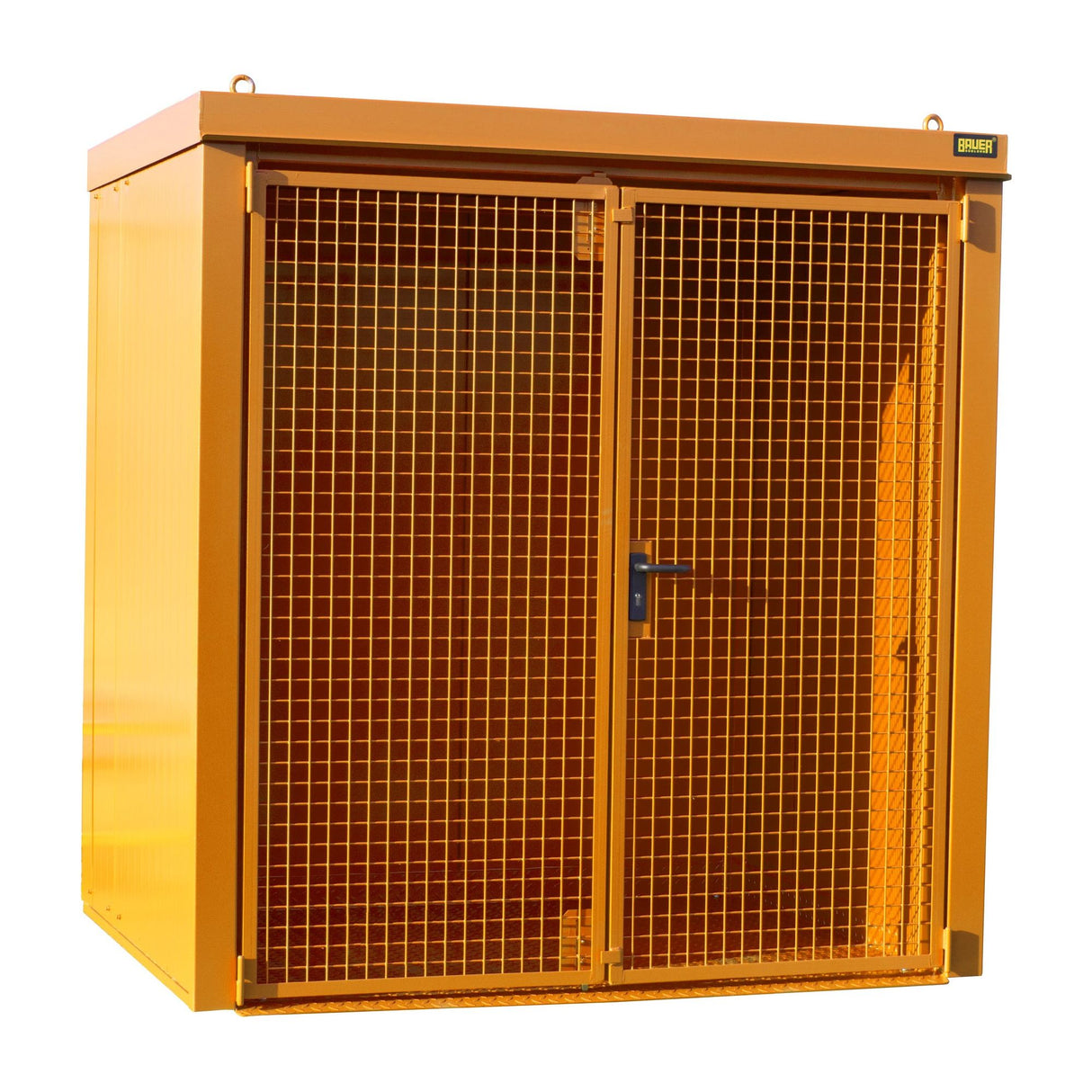 BAUER Südlohn Gasflaschen-Container Typ GFC-B M2 RAL 2000 Gelborange - Art.-Nr. 4477-32-0000-1