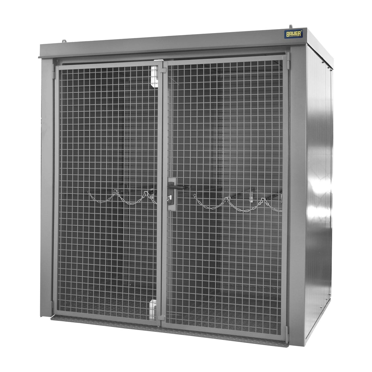 BAUER Südlohn Gasflaschen-Container Typ GFC-B/W M2 RAL 7005 Mausgrau - Art.-Nr. 4477-32-1000-5