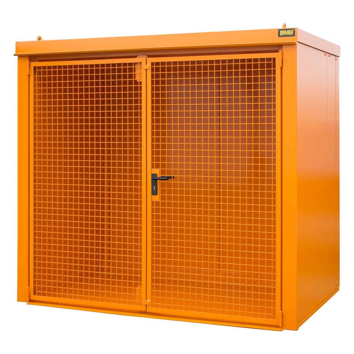 BAUER Südlohn Gasflaschen-Container Typ GFC-B M3 RAL 2000 Gelborange - Art.-Nr. 4477-33-0000-1