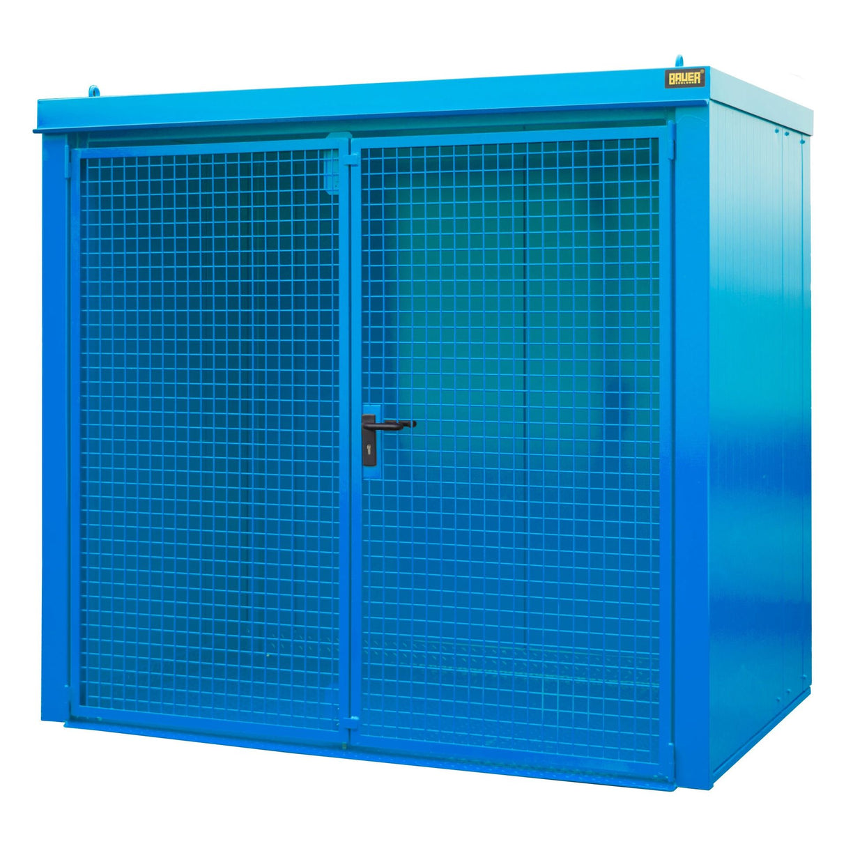 BAUER Südlohn Gasflaschen-Container Typ GFC-B M3 RAL 5012 Lichtblau - Art.-Nr. 4477-33-0000-3