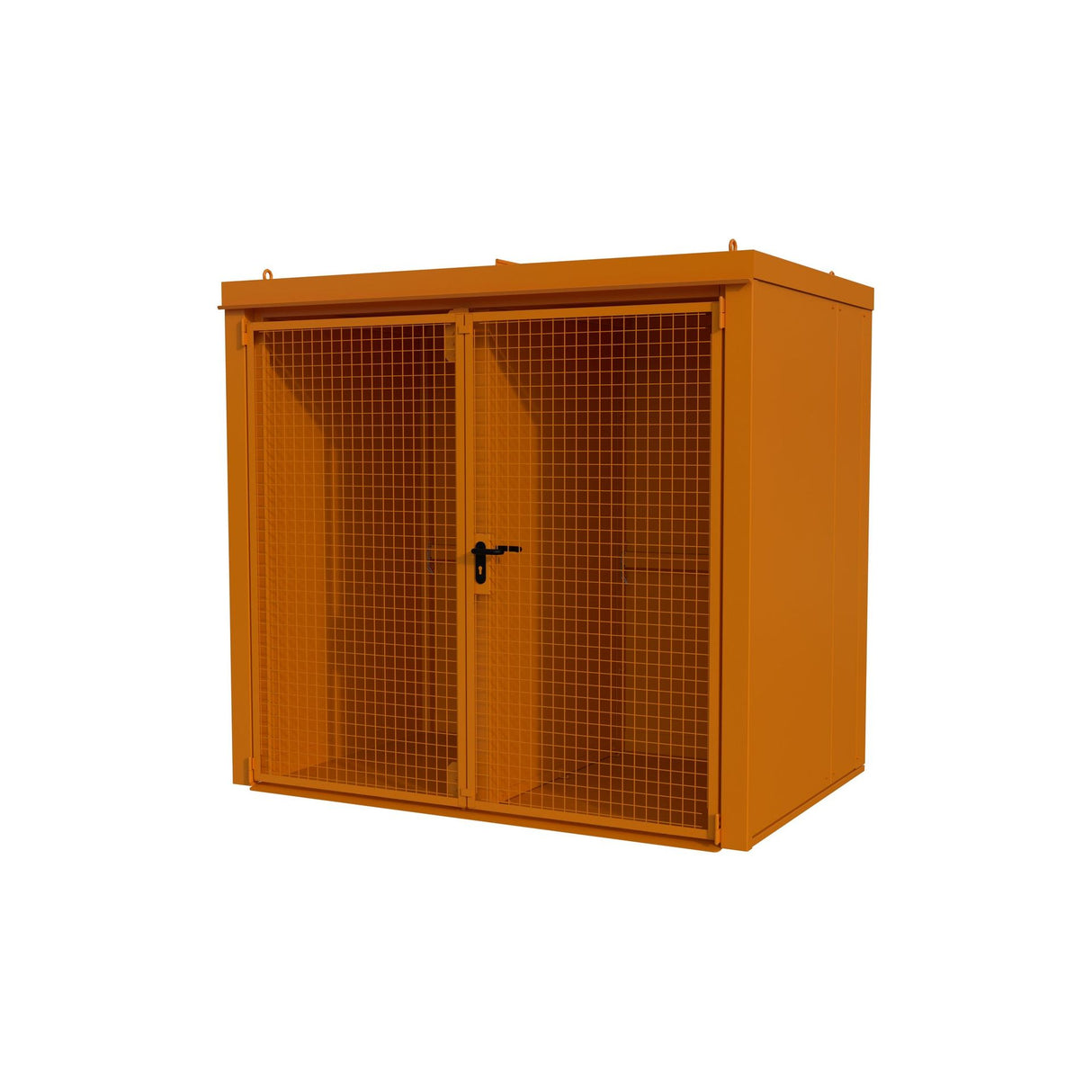 BAUER Südlohn Gasflaschen-Container Typ GFC-B/W M3 RAL 2000 Gelborange - Art.-Nr. 4477-33-1000-1